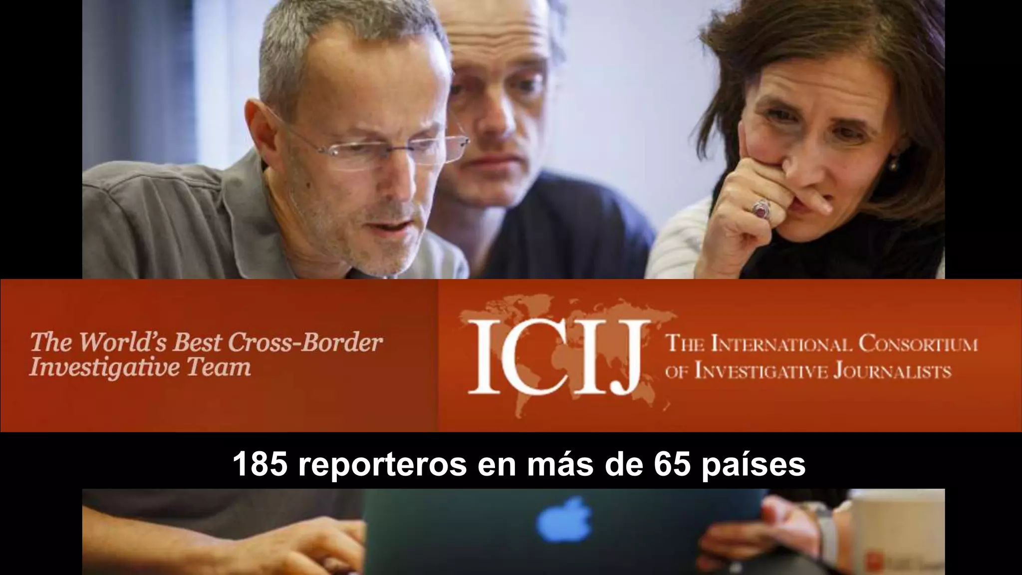 185 reporteros en más de 65 países
