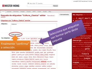 Finalmente “confirma”
a selección.
 