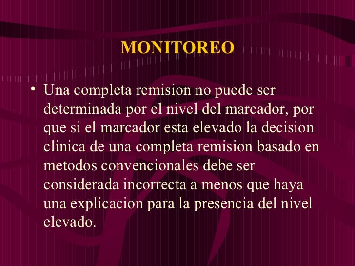 Marcadores tumorales