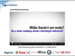 Social Media Revolution




         http://www.youtube.com/watch?v=-cTZdRc3wGU
 
