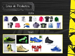 Linea de productos de nike clearance