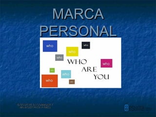 MARCA
             PERSONAL



EXECUTIVE EN COMMUNITY
 MANAGER PARA PYMES
 