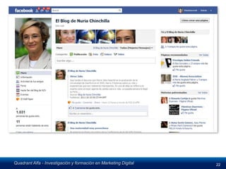 Quadrant Alfa - Investigación y formación en Marketing Digital   22
 
