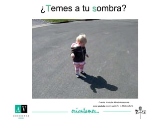 Fuente: Yuotube 4thediabetescure
www.youtube com / watch? v = rMbthcbZo1k
¿Temes a tu sombra?
 