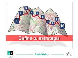 Define tu estrategia
 