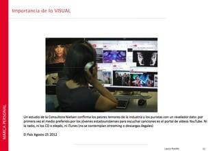 Importancia de lo VISUAL
MARCA PERSONAL




                                            Laura Rosillo   21
 