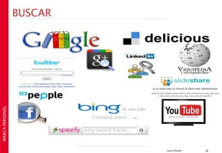 BUSCAR
MARCA PERSONAL




                          Laura Rosillo   28
 