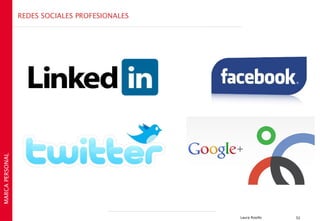 REDES SOCIALES PROFESIONALES
MARCA PERSONAL




                                                Laura Rosillo   52
 
