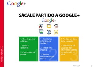 MARCA PERSONAL




                 Laura Rosillo   56
 