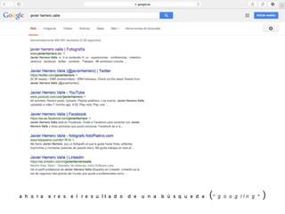 Marca personal y curriculum creativo