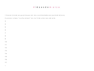 Marca personal y curriculum creativo