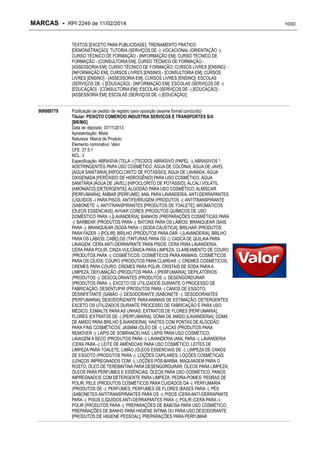 RPI - Marcas 2249 "Vervs Consultoria" 