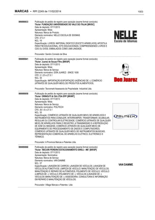 RPI - Marcas 2249 "Vervs Consultoria" 