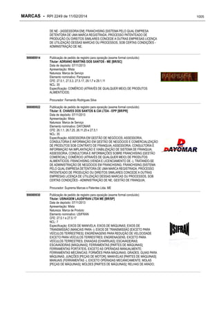 RPI - Marcas 2249 "Vervs Consultoria" 