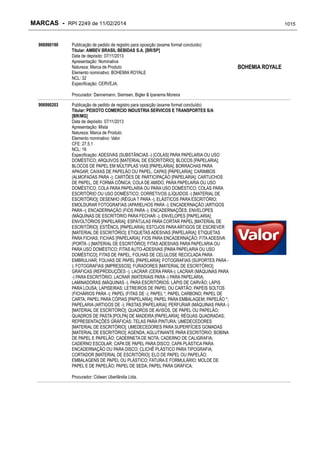 RPI - Marcas 2249 "Vervs Consultoria" 