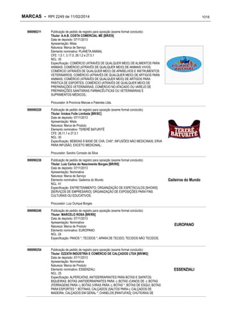 RPI - Marcas 2249 "Vervs Consultoria" 