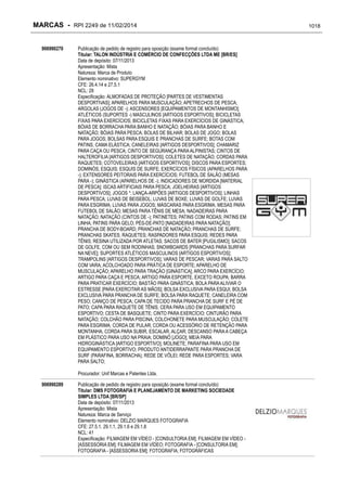 RPI - Marcas 2249 "Vervs Consultoria" 