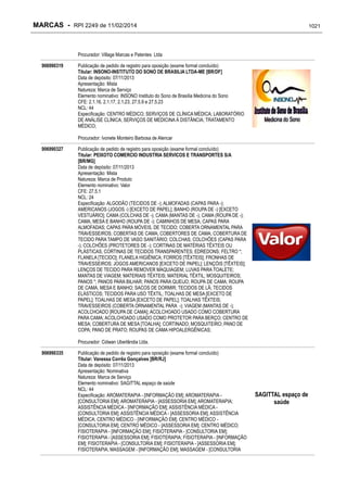 RPI - Marcas 2249 "Vervs Consultoria" 