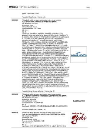 RPI - Marcas 2249 "Vervs Consultoria" 