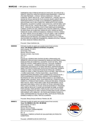 RPI - Marcas 2249 "Vervs Consultoria" 