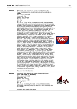 RPI - Marcas 2249 "Vervs Consultoria" 