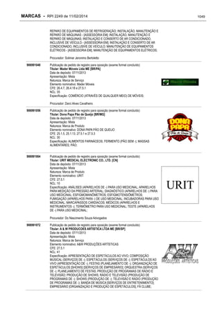 RPI - Marcas 2249 "Vervs Consultoria" 