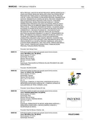 RPI - Marcas 2249 "Vervs Consultoria" 