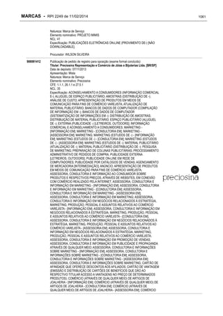 RPI - Marcas 2249 "Vervs Consultoria" 