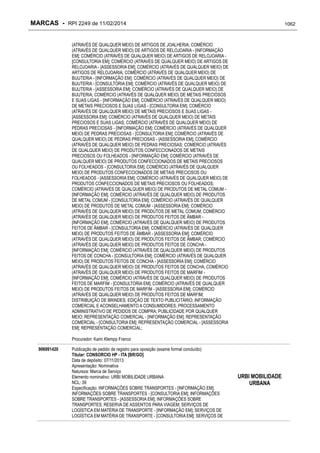 RPI - Marcas 2249 "Vervs Consultoria" 