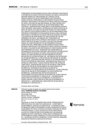 RPI - Marcas 2249 "Vervs Consultoria" 