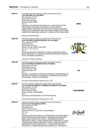 RPI - Marcas 2249 "Vervs Consultoria" 