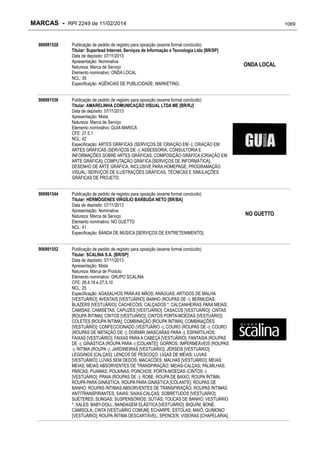 RPI - Marcas 2249 "Vervs Consultoria" 