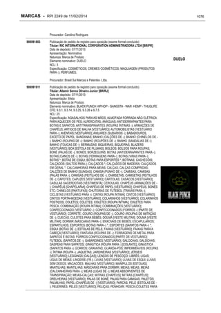 RPI - Marcas 2249 "Vervs Consultoria" 