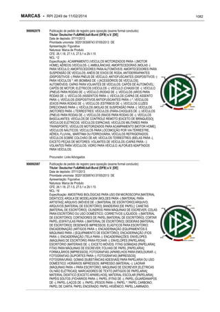 RPI - Marcas 2249 "Vervs Consultoria" 