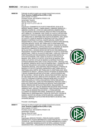 RPI - Marcas 2249 "Vervs Consultoria" 