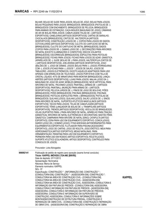 RPI - Marcas 2249 "Vervs Consultoria" 