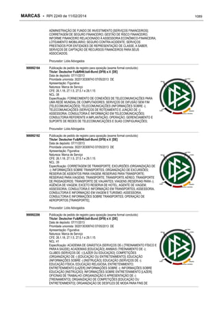 RPI - Marcas 2249 "Vervs Consultoria" 