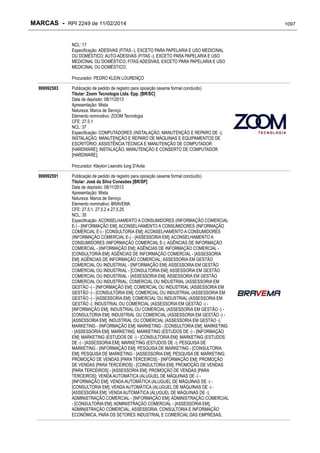 RPI - Marcas 2249 "Vervs Consultoria" 