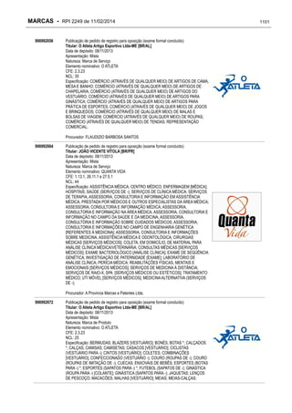 RPI - Marcas 2249 "Vervs Consultoria" 