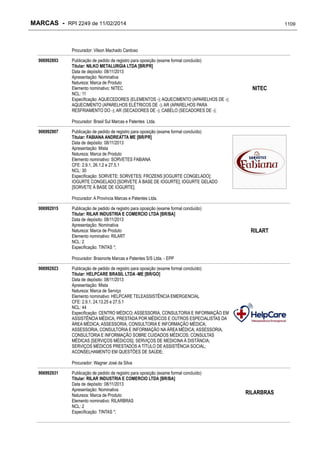 RPI - Marcas 2249 "Vervs Consultoria" 