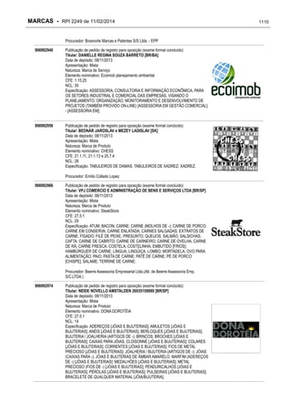 RPI - Marcas 2249 "Vervs Consultoria" 