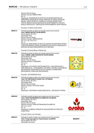 RPI - Marcas 2249 "Vervs Consultoria" 