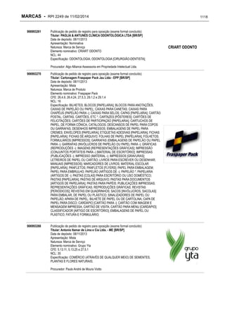 RPI - Marcas 2249 "Vervs Consultoria" 