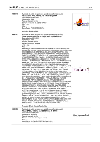 RPI - Marcas 2249 "Vervs Consultoria" 