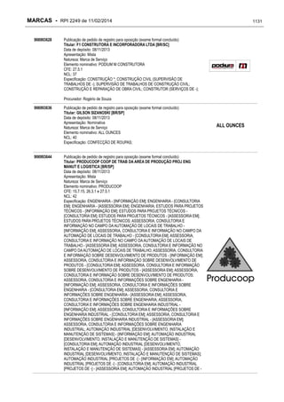 RPI - Marcas 2249 "Vervs Consultoria" 