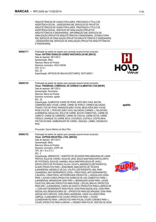 RPI - Marcas 2249 "Vervs Consultoria" 