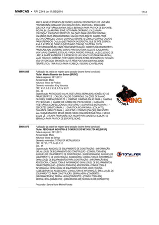 RPI - Marcas 2249 "Vervs Consultoria" 