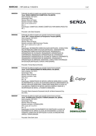 RPI - Marcas 2249 "Vervs Consultoria" 
