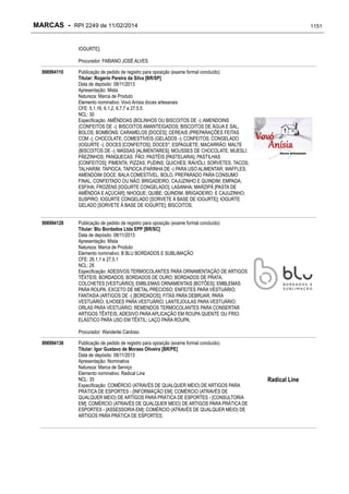 RPI - Marcas 2249 "Vervs Consultoria" 