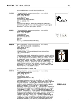 RPI - Marcas 2249 "Vervs Consultoria" 